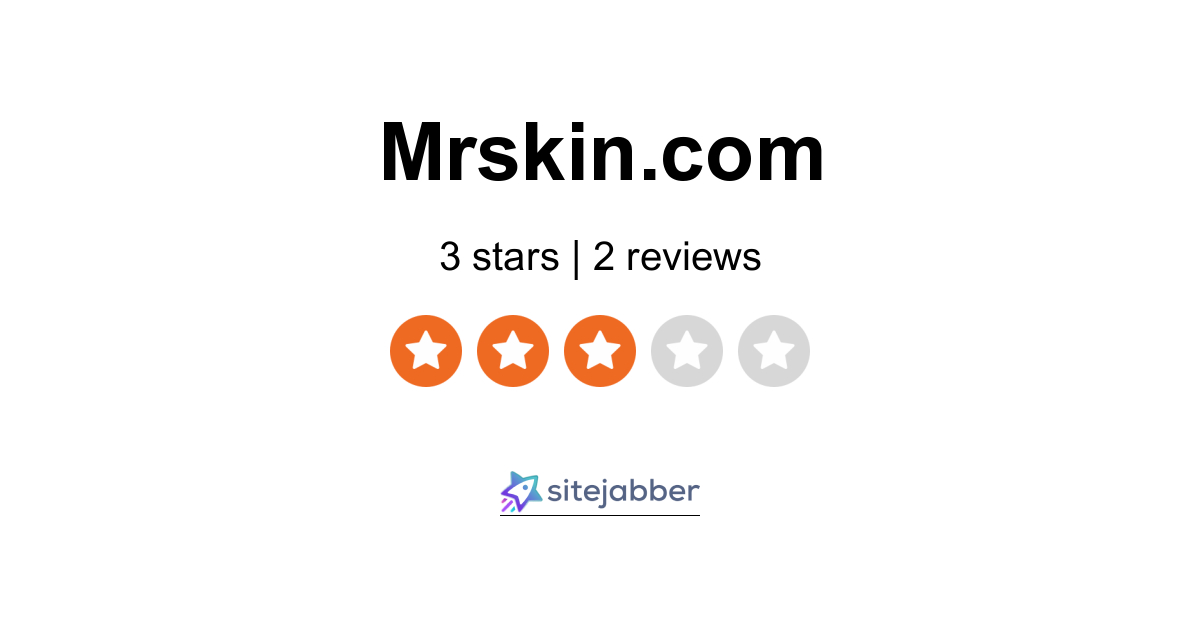 Mr. Skin Reviews - Read 2 Customer Reviews of Mr. Skin | Sitejabber