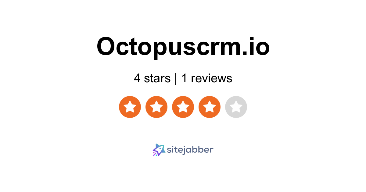 Octopuscrm io Reviews 1 Reviews Of Octopuscrm io Sitejabber