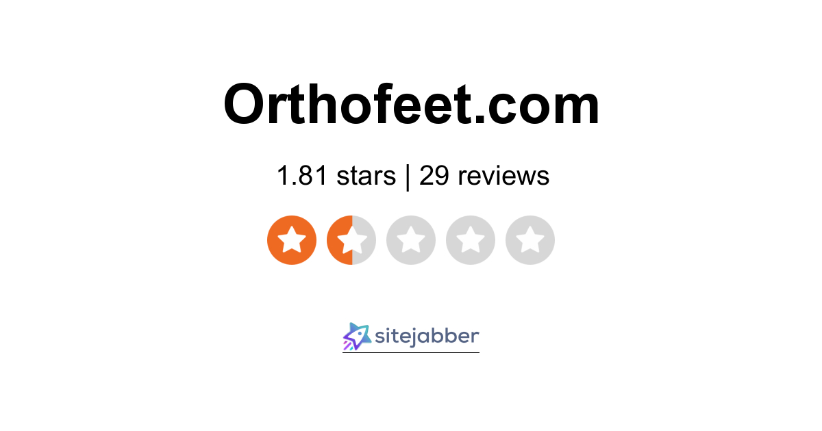 Orthofeet Reviews Read 29 Customer Reviews of Orthofeet Sitejabber