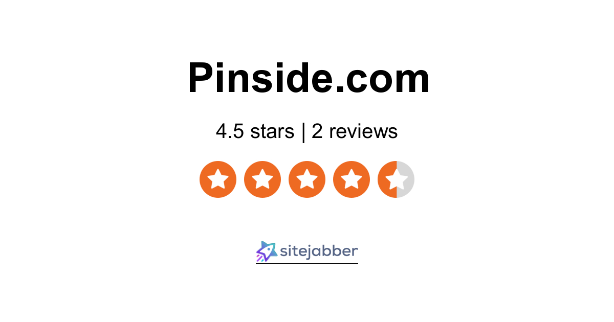 Pinside Reviews - Read 2 Customer Reviews of Pinside | Sitejabber