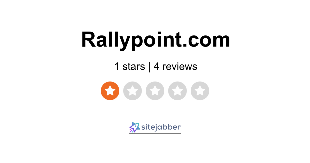 Rallypoint Reviews - Read 4 Customer Reviews of Rallypoint | Sitejabber