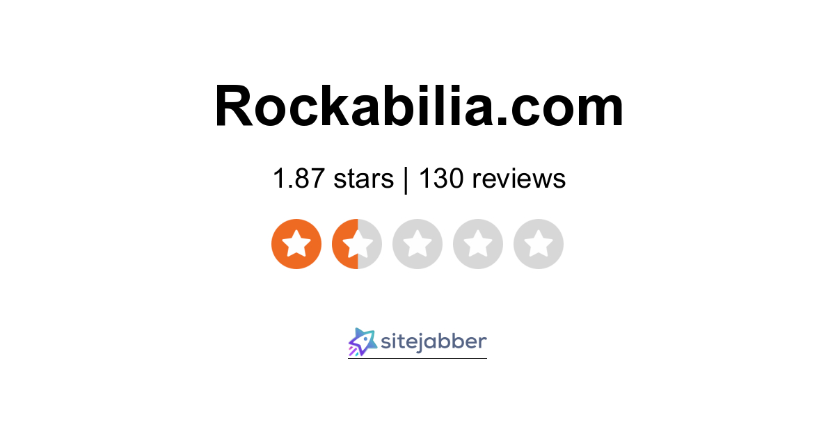 Rockabilia Reviews - Read 129 Customer Reviews of Rockabilia | Sitejabber